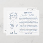 Krebs [ - BitchScope - ] Postkarte (Vorne/Hinten)