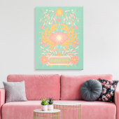 Krebs Celestial Zodiac Pastel Dreams Wall Arts Leinwanddruck (Insitu (Wohnzimmer))