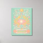 Krebs Celestial Zodiac Pastel Dreams Wall Arts Leinwanddruck (Vorderseite)