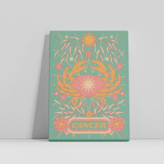 Krebs Celestial Zodiac Pastel Dreams Wall Arts Leinwanddruck