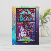 KREBS, CHARIOT TAROT ASTROLOGY ZODIAC GEBURTSTAG KARTE (Stehend Vorderseite)
