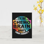 Krebs Chemo Gehirn Retro Sensibilisierung Geschenk Karte (Gelbe Blume)
