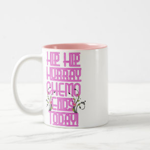 Krebs Chemo Kaffee-Tee-Tassen-Schale Zweifarbige Tasse