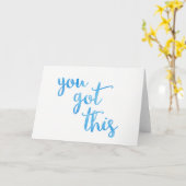 Krebs-Chemo-Karte, Sie haben dies Got - Grußkarte Karte (Gelbe Blume)