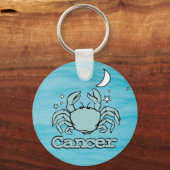 Krebs Das astrologische Zeichen des Krebses Schlüs Schlüsselanhänger (Vorderseite)