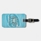 Krebs Das Krebshoroskop-ID-Gepäckanhänger Gepäckanhänger (Vorderseite horizontal)