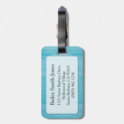 Krebs Das Krebshoroskop-ID-Gepäckanhänger Gepäckanhänger (Rückseite vertikal)