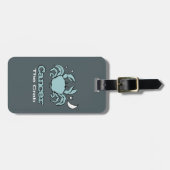 Krebs Das Krebshoroskop-ID-Gepäckanhänger Gepäckanhänger (Vorderseite horizontal)