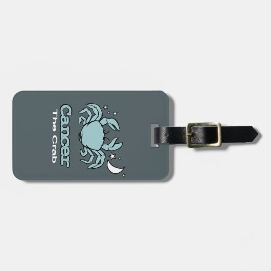 Krebs Das Krebshoroskop-ID-Gepäckanhänger Gepäckanhänger (Vorderseite horizontal)