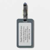 Krebs Das Krebshoroskop-ID-Gepäckanhänger Gepäckanhänger (Rückseite vertikal)