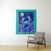 Krebs das Krebszeichen Zodiac Wandteppich (Beispiel)