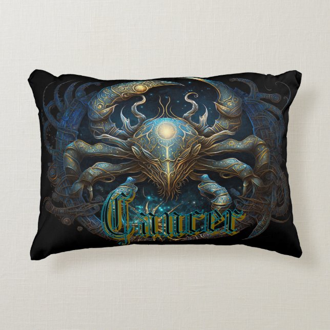 Krebs Dekokissen (Vorderseite)