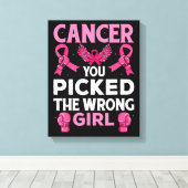 Krebs, den Sie ausgewählt haben, die falschen Mädc Leinwanddruck (Insitu (Holzboden))