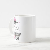 Krebs, den Sie sich die falschen lustigen Geschenk Kaffeetasse (Vorderseite Links)
