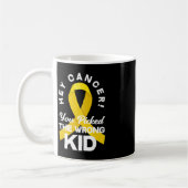 Krebs, den Sie sich für den falschen Kinderkrebs e Kaffeetasse (Links)