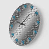 Krebs der Krabbe Große Wanduhr (Winkel)