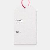 Krebs der Krebs Zodiac Geburt Party Geschenkanhänger (Rückseite)