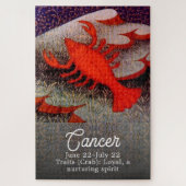 Krebs der Krebs Zodiac Geburt Party Puzzle (Vertikal)