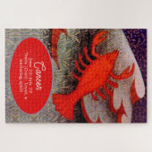 Krebs der Krebs Zodiac Geburt Party Puzzle (Horizontal)