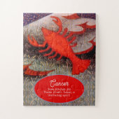 Krebs der Krebs Zodiac Geburt Party Puzzle (Vertikal)