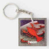 Krebs der Krebs Zodiac Geburt Party Schlüsselanhänger (Vorderseite)