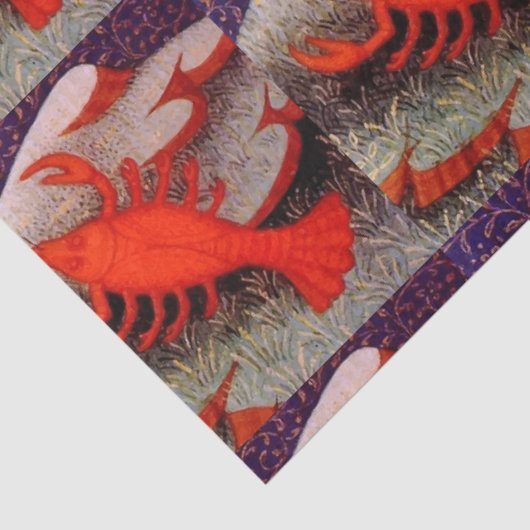 Krebs der Krebs Zodiac Geburt Party Seidenpapier (Ausschnitt)