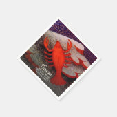Krebs der Krebs Zodiac Geburt Party Serviette (Ecke)