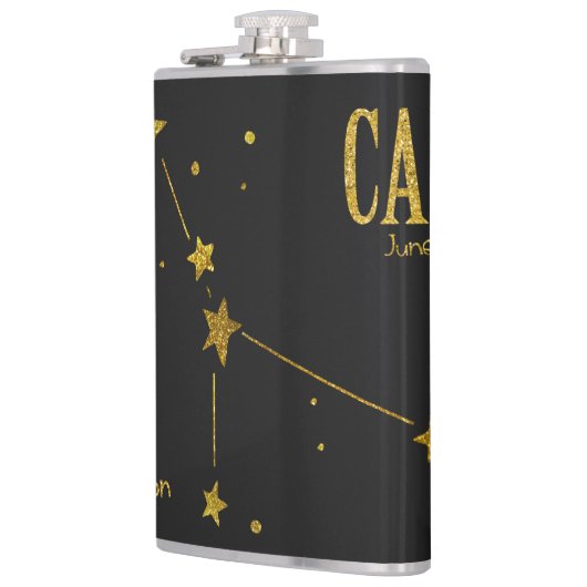 Krebs des Star-Zeichens Flachmann (Links)