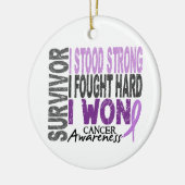 Krebs des Überlebend-4 Keramikornament (Links)