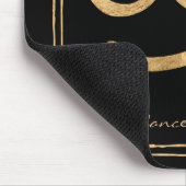 Krebs die Krabbe Hammergold stilisierte Astrologie Mousepad (Ecke)