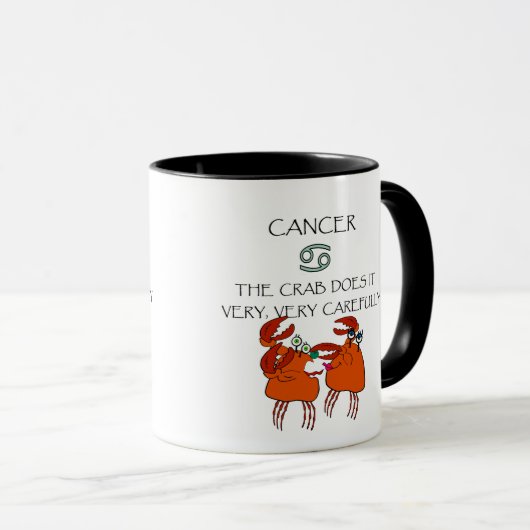 Krebs Die Krebserkrankung Tasse (VorderseiteRechts)