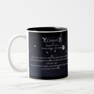 Krebs die Tierkreis-Sammlungs-Tasse Zweifarbige Tasse