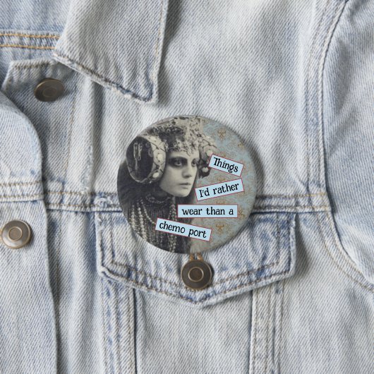 Krebs, Dinge, die ich eher tragen würde als einen Button (Beispiel)