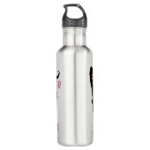 Krebs entscheidet sich für die falsche Hexe Edelstahlflasche (Rückseite)