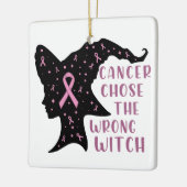 Krebs entscheidet sich für die falsche Hexe Keramikornament (Links)