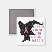 Krebs entscheidet sich für die falsche Hexe Magnet (Vorderseite/Rückseite)