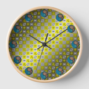 Krebs & Erdaffe Uhr