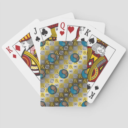 Krebs & Erddrache Spielkarten (Rückseite)
