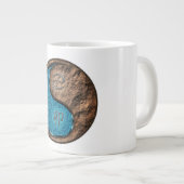 Krebs & Erde Kaninchen Jumbo-Tasse (Vorderseite Rechts)