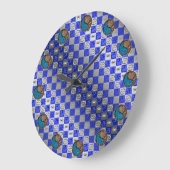 Krebs & Erde Ochse Große Wanduhr (Winkel)