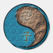 Krebs & Erde Ratte Magnet (Vorne)