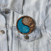 Krebs & Erdlingschlange Button (Beispiel)