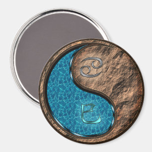 Krebs & Erdlingschlange Magnet