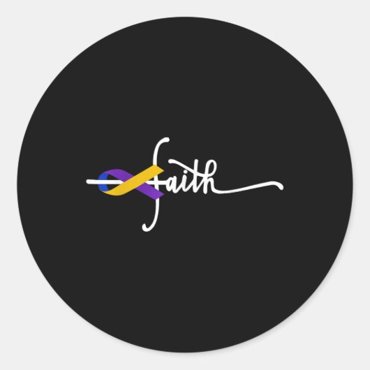 Krebs-Fantasie-Ribbon-Kriegerkrebs Runder Aufkleber (Vorderseite)