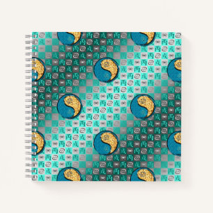 Krebs & Feuer Hund Notizblock