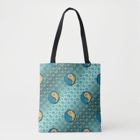 Krebs & Feuer Hund Tasche (Vorderseite)