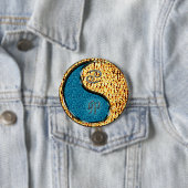Krebs & Feuer Kaninchen Button (Beispiel)