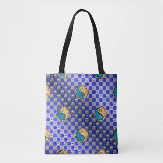 Krebs & Feuer Ochse Tasche (Vorderseite)