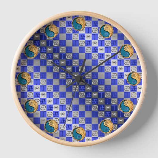 Krebs & Feuer Ochse Uhr (Vorderseite)