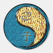 Krebs & Feuer-Ratte Magnet (Vorne)